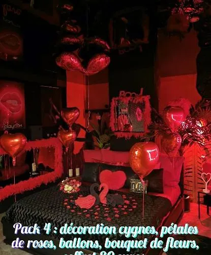 Bed & Breakfast Loft Romantique Hammam Privatif Playroom 4*